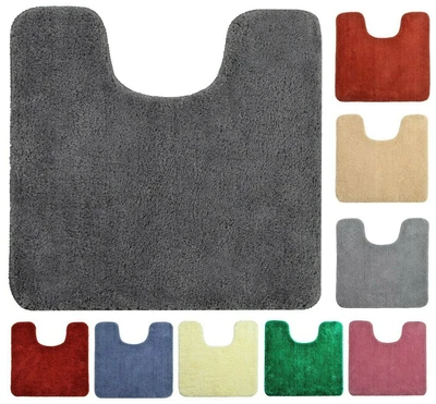 £14.80 • Buy Super Soft Toilet Pedestal Mat Non-Slip Deep Pile Absorbent Microfibre 50x50cm