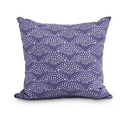 16  X 16  Fan Dance Purple Geometric Print Decorative Outdoor Throw Pillow • $22.99