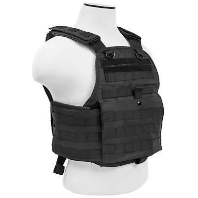 NcSTAR 2924 Tactical MOLLE PALS Modular Plate Carrier Adjustable Vest M-2XL • $56.99