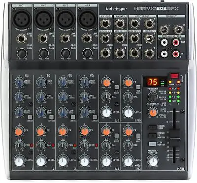 Behringer Xenyx 1202SFX 12-channel Analog Streaming Mixer • $139