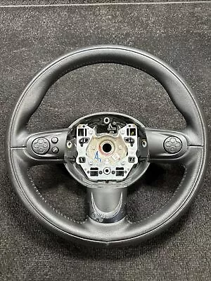 2012 Mini Cooper Steering Driver Wheel Black Leather W/ Controls OEM 3368R561 • $130