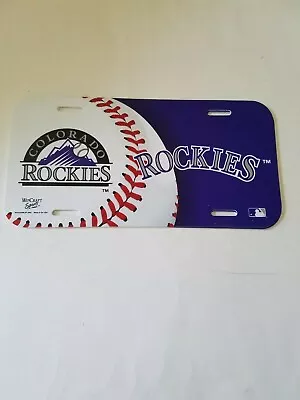 Colorado Rockies - MLB - License Plate - (6  X 12 ) - FREE SHIPPING  • $10