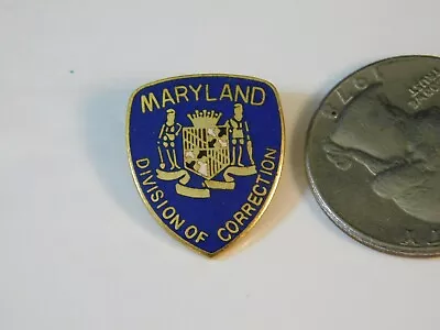 Maryland Division Of Correction Police Pin • $4.99