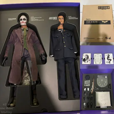 1/6 Dx01 The Joker Collectible Figure Set Hot Toys Scale Batman The Dark Knight • $449.99