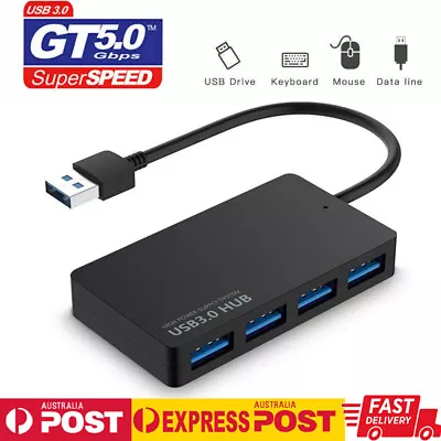 USB 3.0 Multi HUB Charging 4 Port Adapter High Speed Expansion For Macbook Pro • $8.44