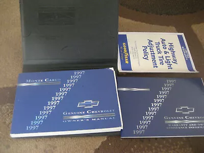 Chevrolet Monte Carlo 1997 Owners Manual W/ Supplements 9C1 P71 K9 Govt EMS Fire • $24.99