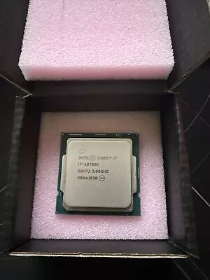Intel Core I7-10700K Processor (5.1 GHz 8 Cores Socket LGA1200 Tray) -... • £170