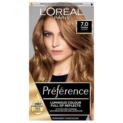L'Oreal Preference Permanent Colour 7.0 Vienna Blonde • £12.97
