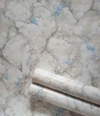 X3 1960s Vintage HO Wallpaper Rolls *READ DESCRIPTION*  Mid Century 70s Marble  • £20