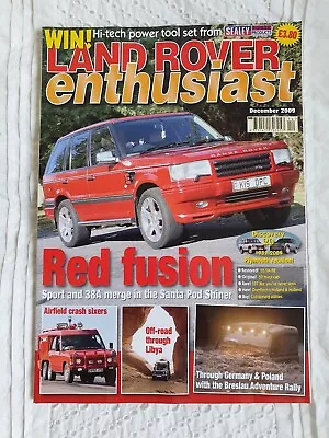 Land Rover Enthusiast December 2009 Near Mint Condition • £6