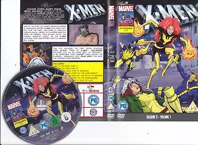 £1 DVD Marvel X-MEN Animated S3 THE PHOENIX SAGA Disc And Sleeve Only (No Case) • £1