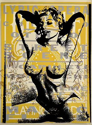 Yellow Cindy Dancer Peter Mars Pop Art Girl Art Women Decor Dance Club • $100