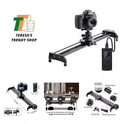 Motorized Camera Slider Video Rail Track Dolly With Controller Video Shooting... • $250.99