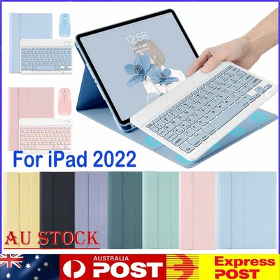 $17.06 • Buy Bluetooth Keyboard Case Cover Mouse For IPad Air 5th 4th 10.9  9/8/7th Gen Pro.