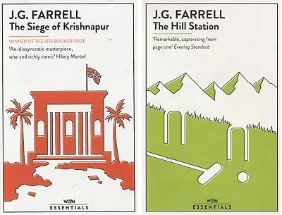 Collection Of 2 J.G. Farrell Books Including 'The Hill Station'. (New) • £7.95