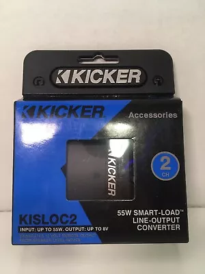 Kicker Kisloc Line Out Converter 2ch Input: Up To 55w. Output Up To 8v • $19.99