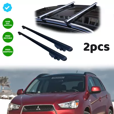 Mitsubishi OUTLANDER SPORT 2011-2023 Roof Rack Cross Bars Black  Flush Rails • $99