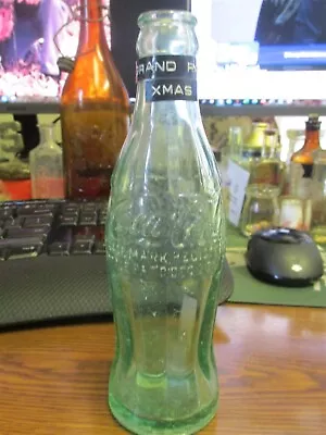 Grand Rapids Mich. Christmas Coke Hobble-Skirt Coca-Cola Bottle Dec 25 1923 • $8