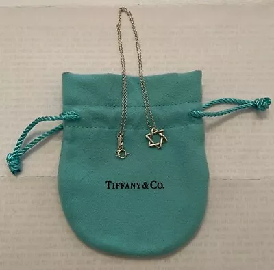 TIFFANY & CO. Elsa Peretti Star Of David Silver 925 Pendant Necklace  • $76