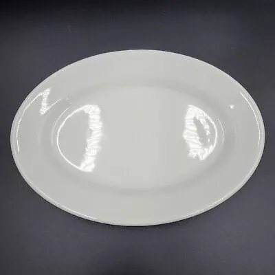 Vintage John Maddock & Sons White Plate Platter Oval Royal Vitreous England Read • $10.81