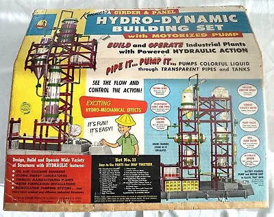 Vintage Kenner's Girder & Panel Hydro-dynamic Building Set No. 11 Parts Only • $69.99