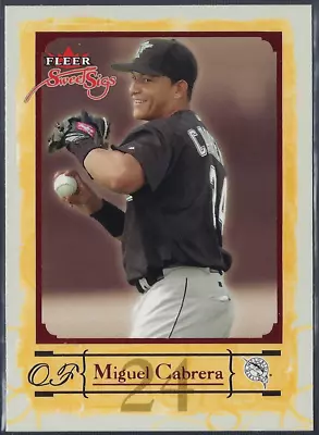 2004 Fleer SWEET SIGS MIGUEL CABRERA #31 Marlins Tigers EX/NM Baseball Card • $2.99