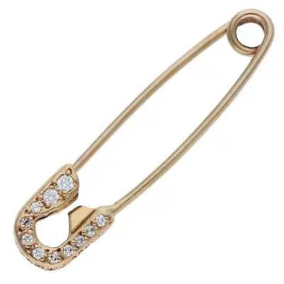 Chrome Hearts 22K SAFETY PIN S Small Safety Pin Size: SMALL PAVE Dia P0004576 • $8001.23