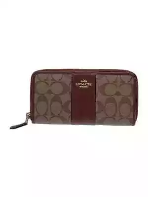 COACH Long Wallet Leather BRW Total Pattern Women's F54630 • £78.23
