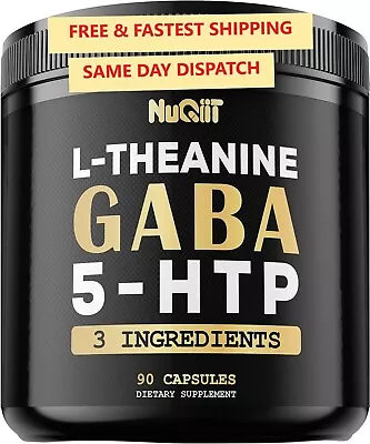 5 HTP 200Mg Gaba 500Mg L-Theanine 200Mg L-Tryptophan 100Mg Supplement - Support • $40.66