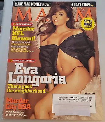 Maxim Magazine September 2006 Eva Longoria • $3.49