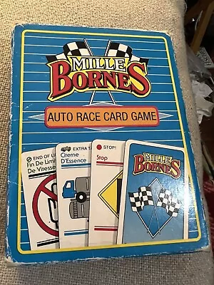 Mille Bornes Auto Race Card Game Preowned • $12