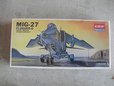 Academy Models MIG-27 Flogger-D Airplane Model Kit 1/72 MIB • $21