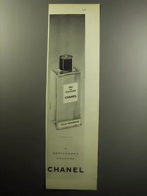 1957 Chanel Eau De Cologne Advertisement - A Gentleman's Cologne • £19.29