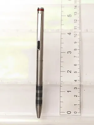Vtg Steel Etched Grip Mitsubishi Multi 2 Color Ballpoint Pen  - Needs Refills  • $24.99