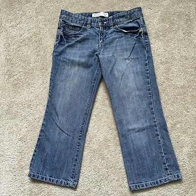 Girls Old Navy Capri Jeans Size 12 W27” L19” • $4