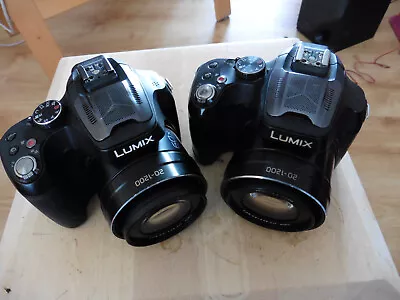 Panasonic Lumix FZ72 X2 Appears Working But Both With LCD Problems • £6.06