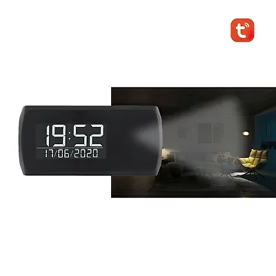 No Lens Camera CLOCK Cam 1080P WiFi HD PIR Motion Detect LONG Standby • $77.14