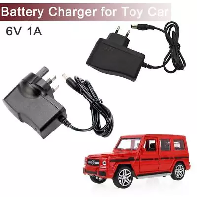 Universal 6V Battery Charger For Kids Toy Car Jeeps Electric Ride On Plug 5R • £6.88