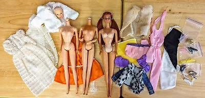 Vintage Barbie Mod Stacie & Superstar Malibu PJ Steffie Face Lot For OOAK  • $10