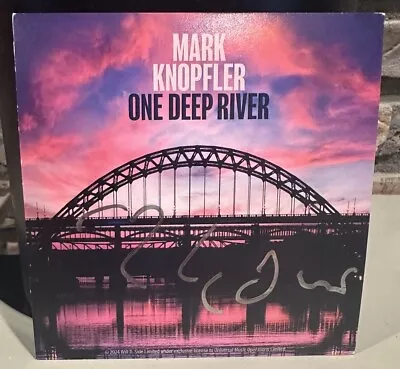 MARK KNOPFLER - DIRE STRAITS - One Deep River CD SIGNED Art Card Autographed • $99.99