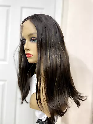 NEW Malky Wig European Multidirectional 18  Lace Top 4/8B Extra Small Layers • $1475