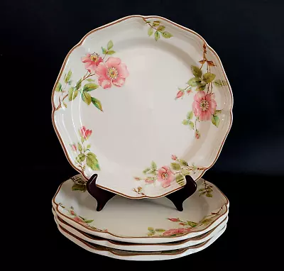 Rose Petals By Mikasa Heritage VTG Stoneware 10 7/8  Dinner Plate F 2003 - 4PC • $59.95