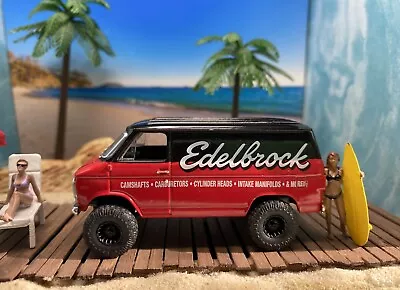 1971 Chevrolet Van 1/64 Loose Custom 4x4 Edelbrock Collectible Diecast • $24.95