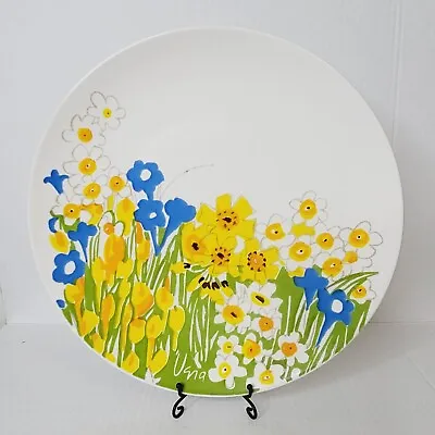 Vera Mikasa Field Flowers 12.25  Chop Plate Serving Platter Charger Japan MCM • $44.99