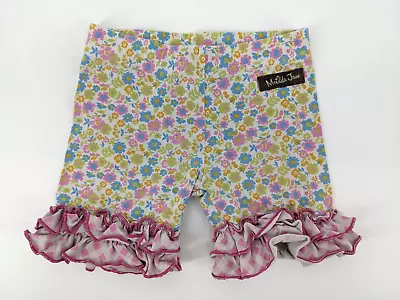 Matilda Jane Pink Floral Ruffle Shorts Shorties Baby Girl Size 2 • $5.99