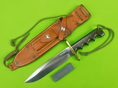 US Vietnam Era Custom Made Handmade RANDALL S Fighting Knife & Sheath Stone • $2750