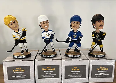 Pittsburgh Penguins 50th Anniversary Series Bobbleheads Lemieux Kehoe Etc… • $54.99