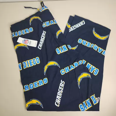 Vtg NWT NFL Team SleepWear San Diego Chargers 2XL Sweatpants Bed Time Pants • $28.80