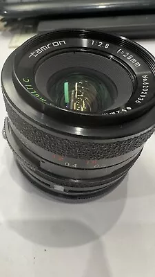 Tamron 28 Camera Lens F/2.8 28mm For Canon Ftb Fd • £50