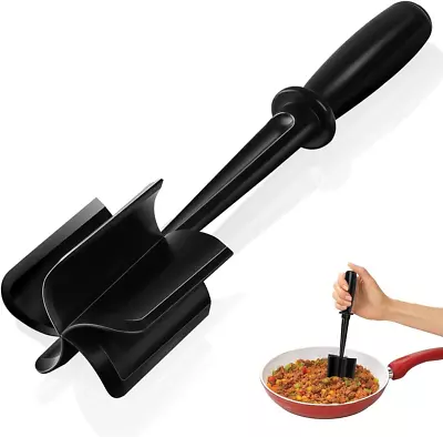 Meat Hamburger Chopper Heat Resistant Utensil Ground Beef Potato Masher Spatula • $6.47